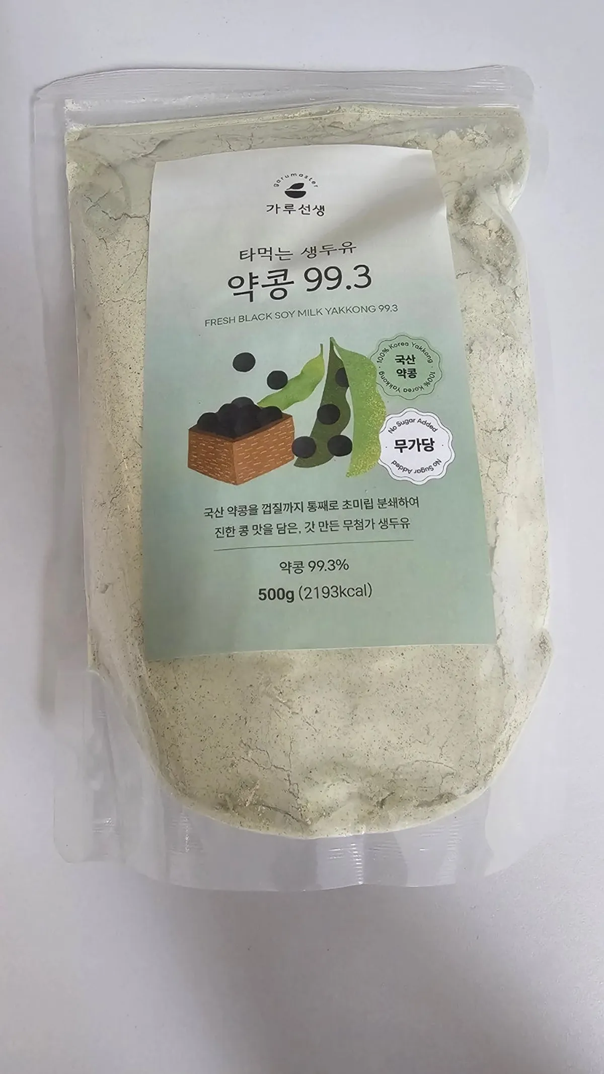 Garu Seonsaeng Drinkable Raw Soy Milk Yakkong 99.3 product package
