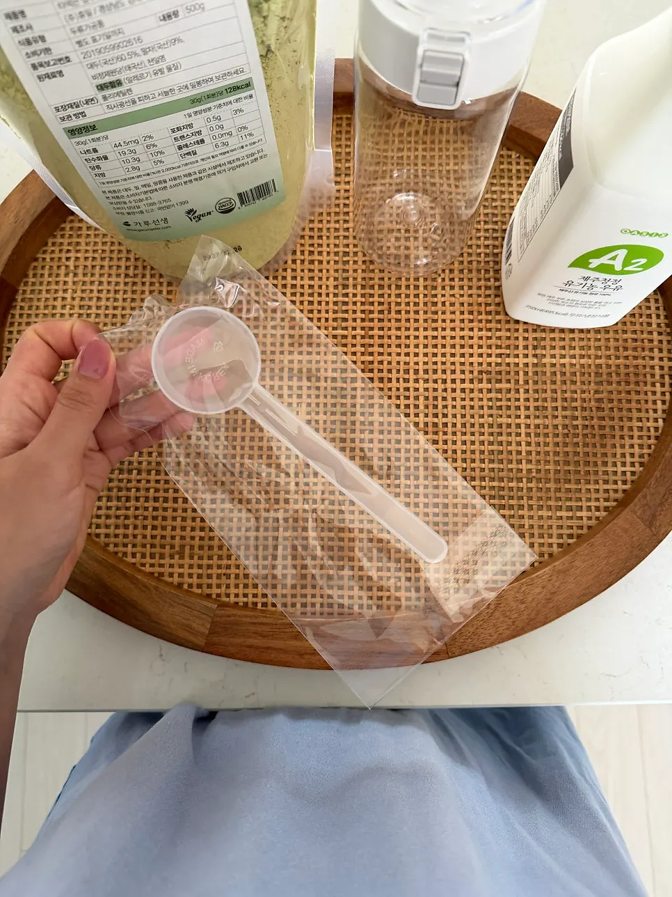 Product information showing plant protein content