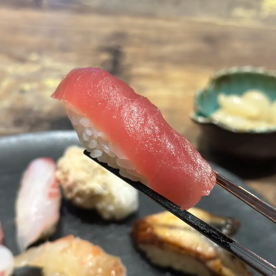 Sushi selection with the flavor of aged fish