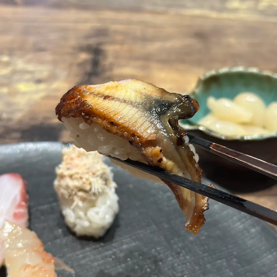 Sushi including uni sea urchin roe