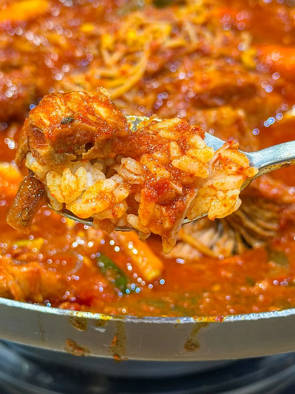 양념이 스민 기본 당면