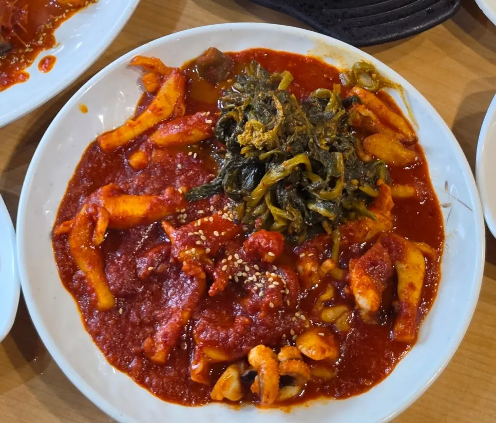 시래기갑오징어조림 점심특선