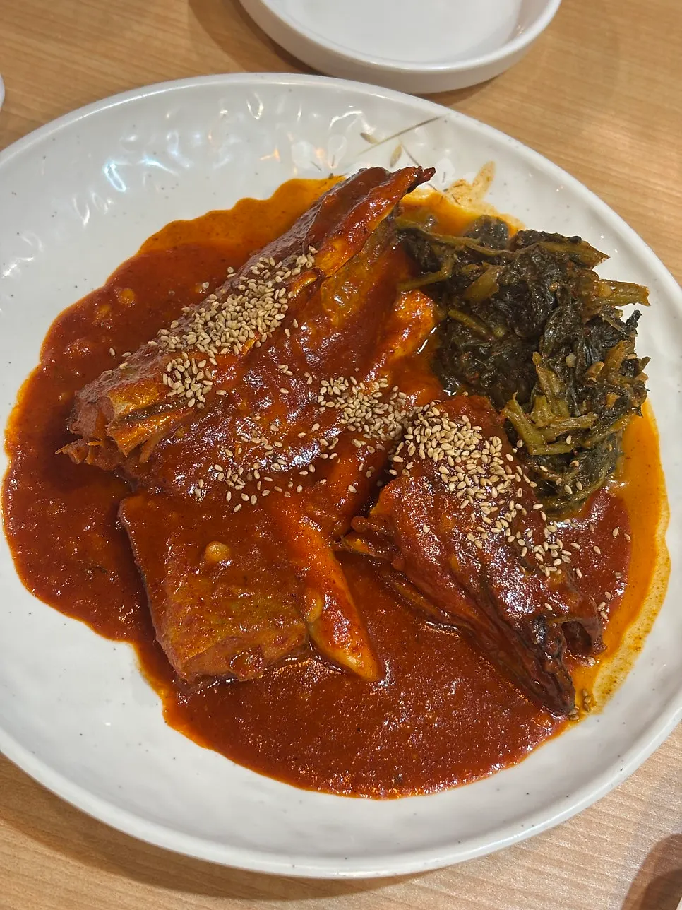 1인분치고 푸짐한 명태조림 양