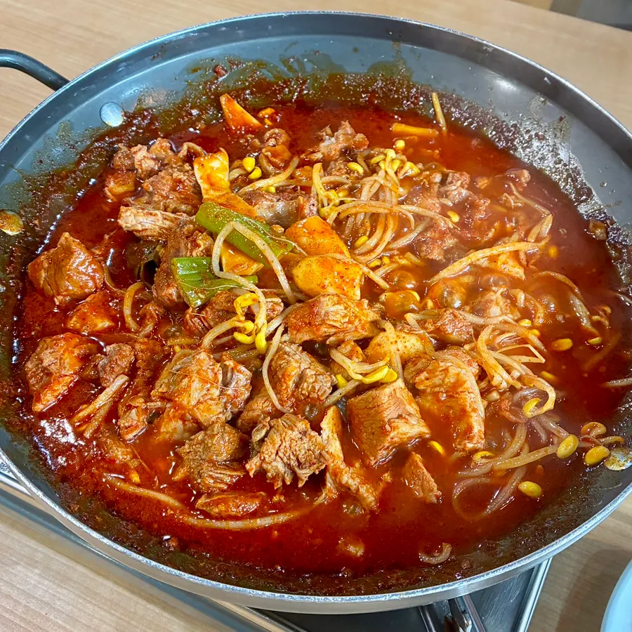 Spicy braised short ribs in Gasan-dong with must-order sauce fried rice at Gim Myeongtae