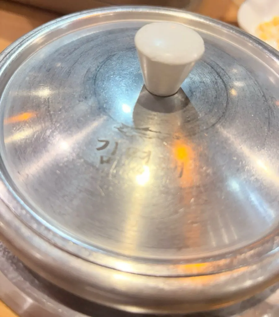 Hotpot rice ordered alongside the spicy braised short ribs