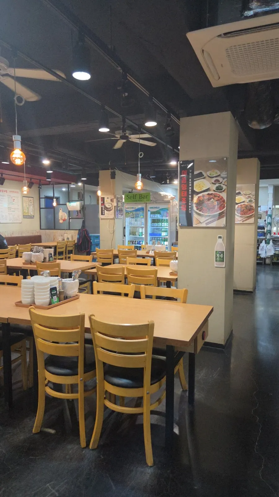 Interior view with plenty of tables