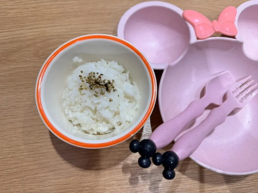 아기 동반 시 제공되는 후리가케밥