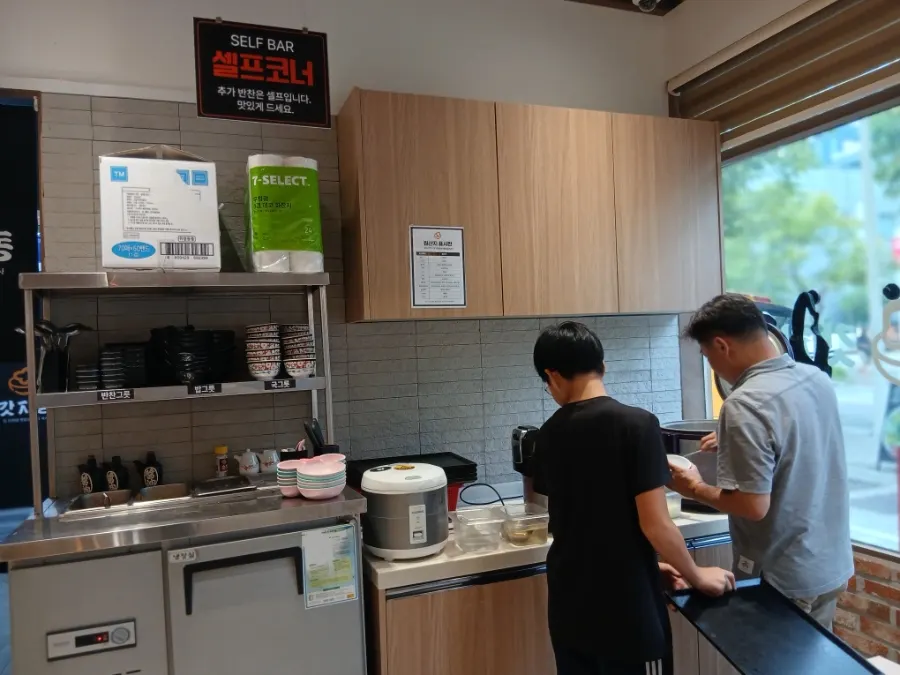 Two bowls of gyudon on the table