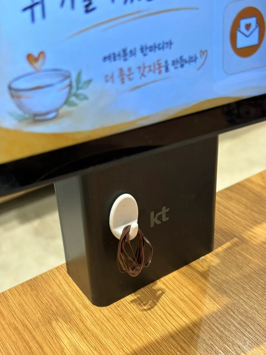 桌上准备的发圈