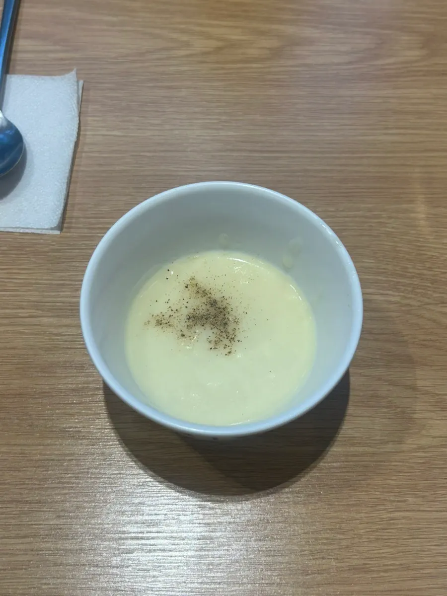 A bowl of old-style Western soup taken before the meal