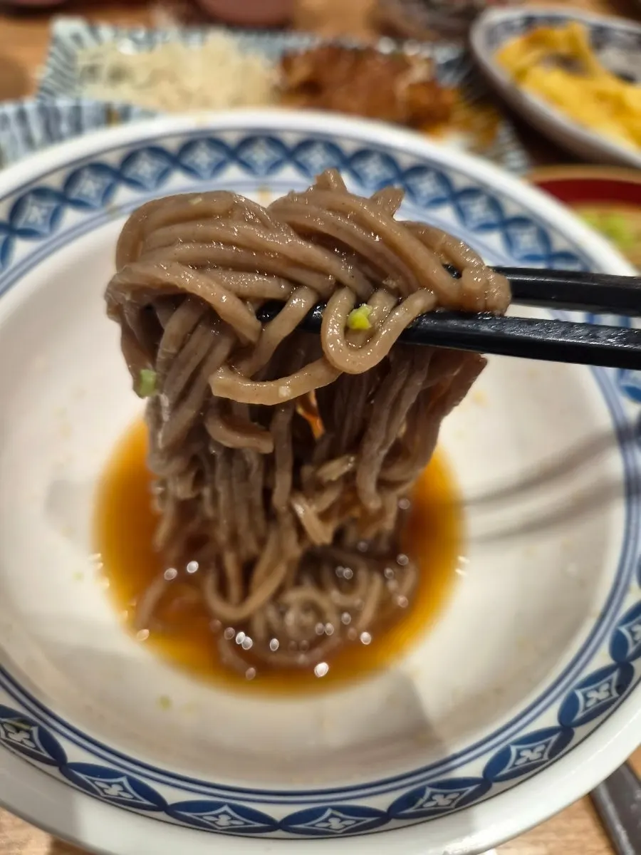 돈까스 단면 클로즈업