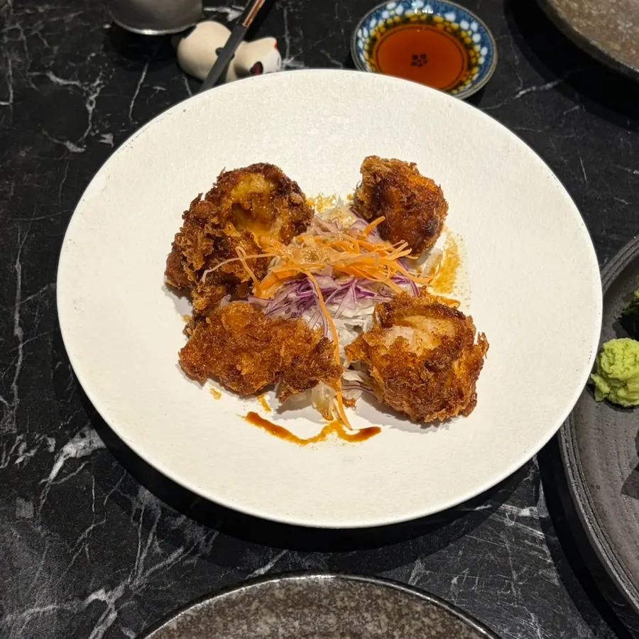 Mini karaage received from the review event