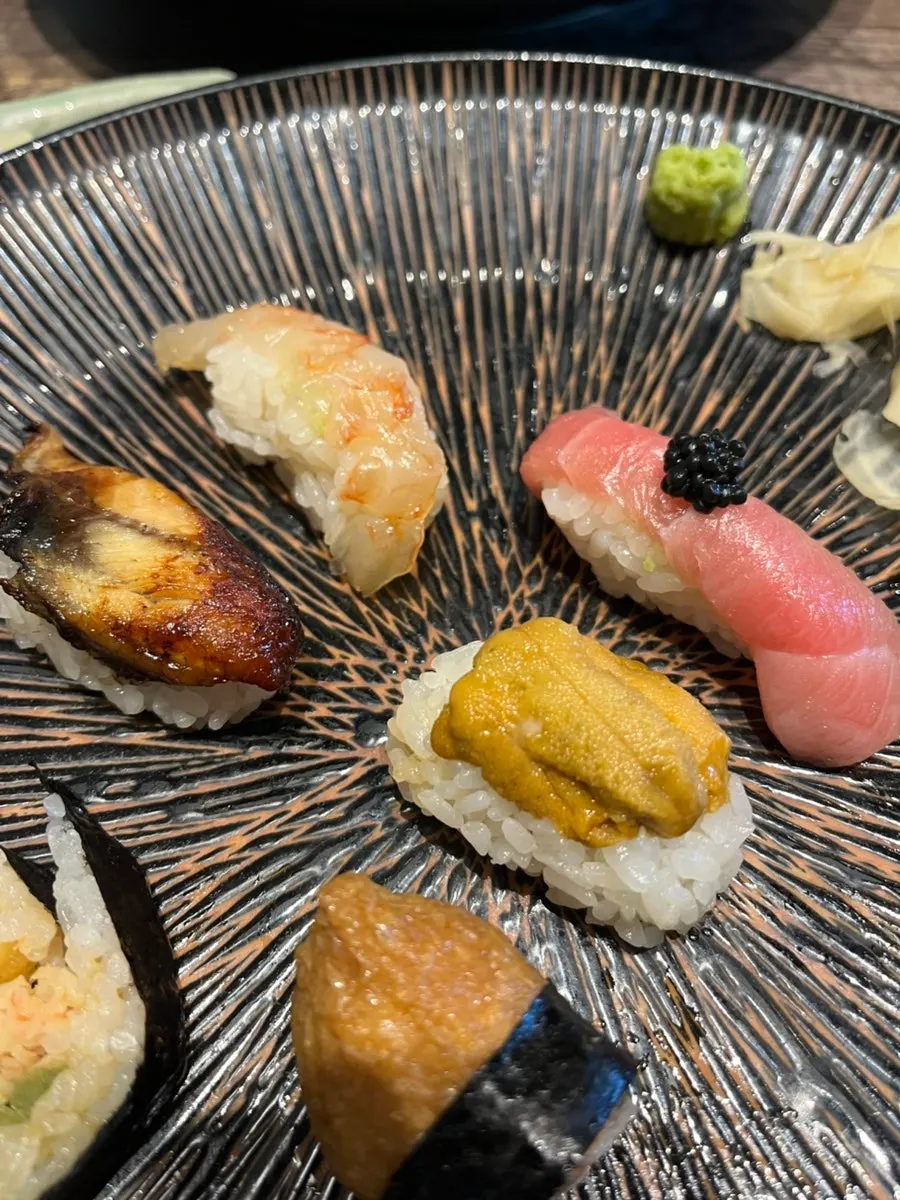 Eel sushi at Gapposo