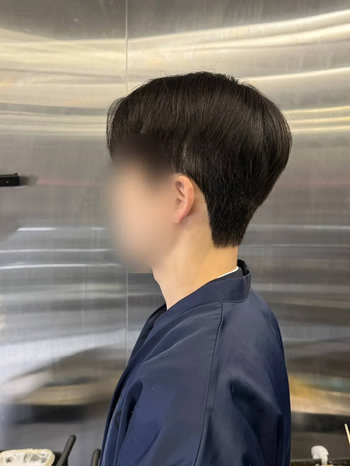 Cover photo of the see-through dandy cut at Geek Hair Wangsimni