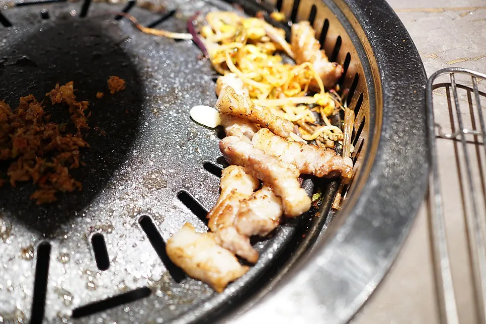마무리로 주문한 숙성 삼겹살
