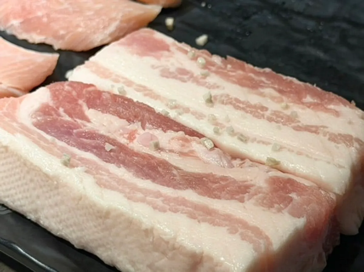 커플세트 500g 생고기 접시