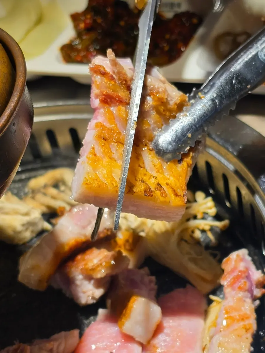 Grilled meat with side vegetables