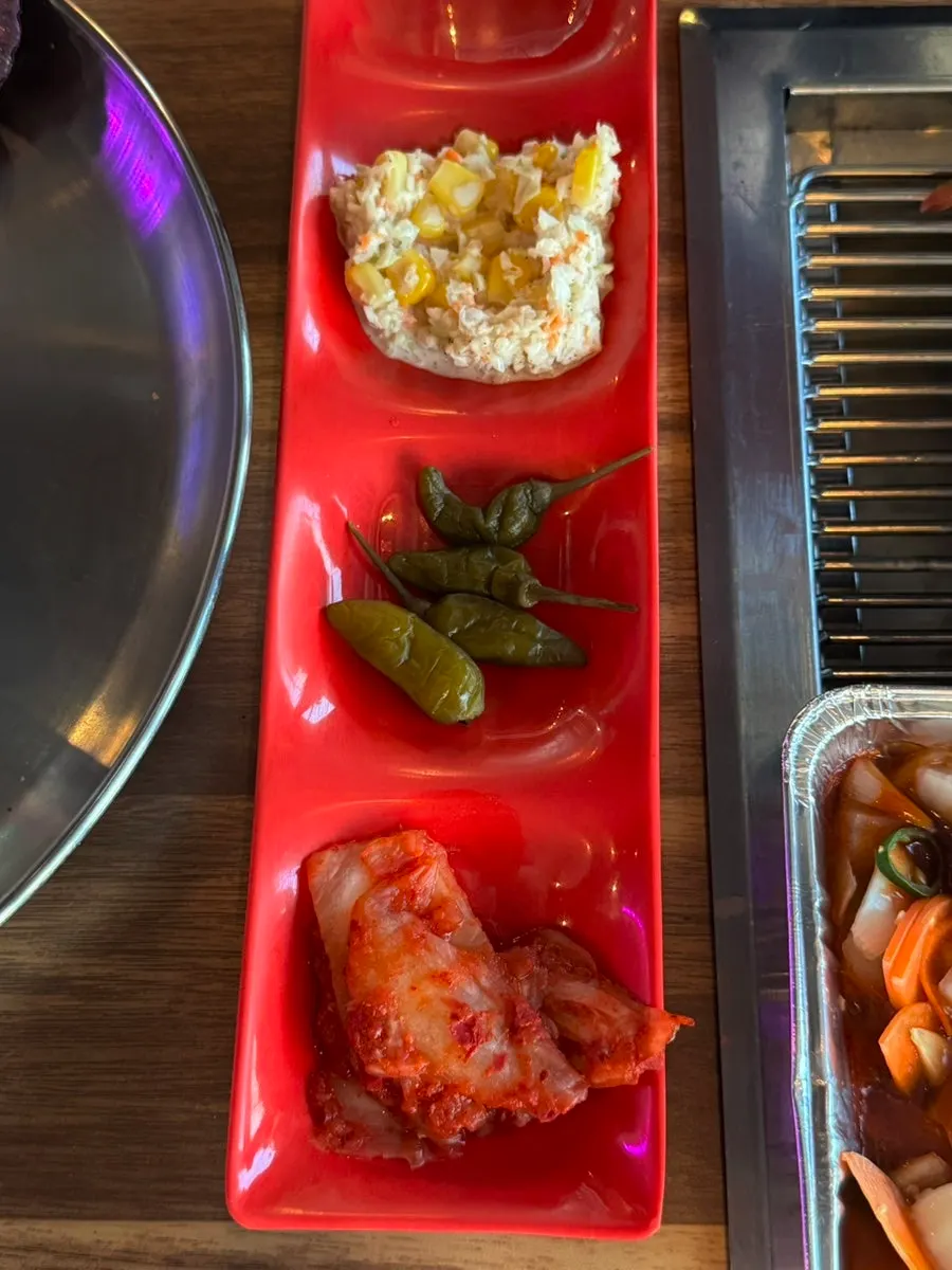치즈가 올라간 기본 떡볶이