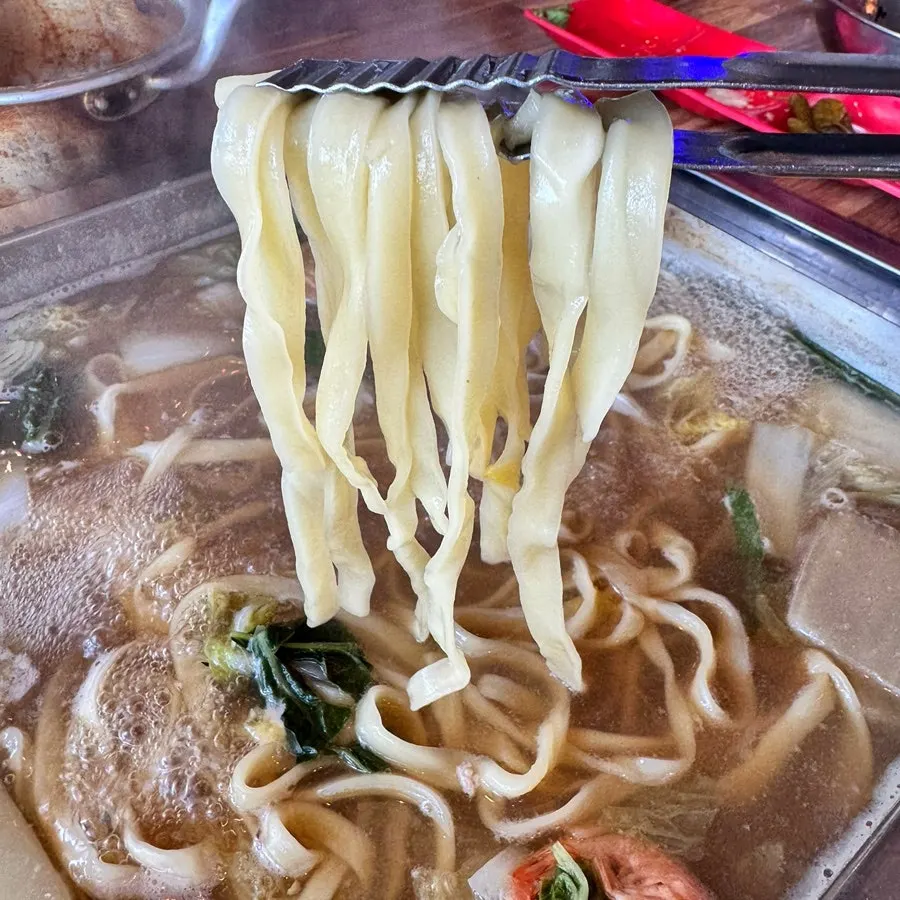 Cheese tteokbokki served as a free extra