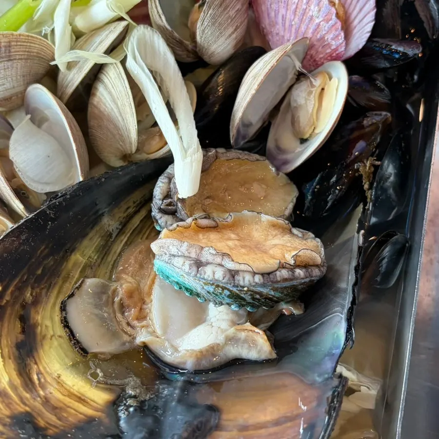 Octopus cut into bite-sized pieces