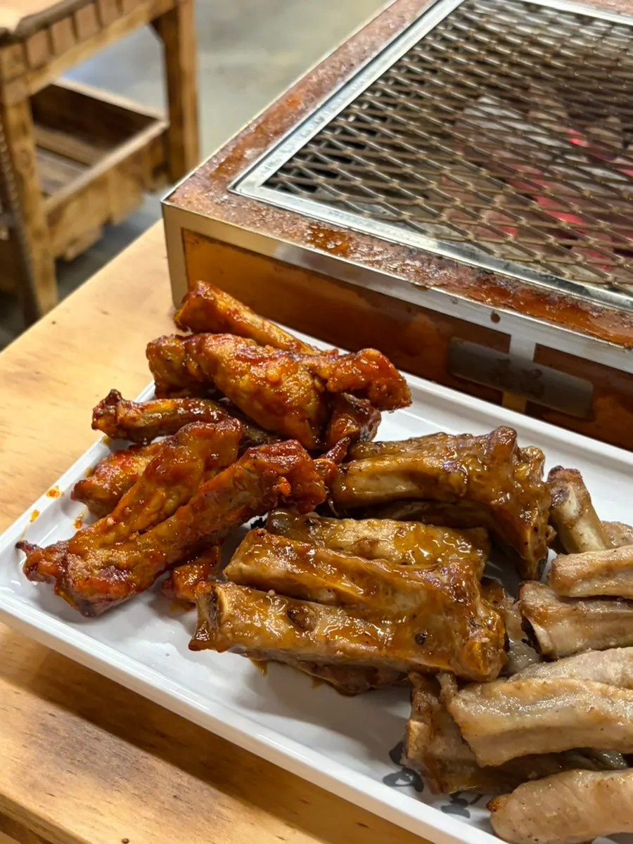 소금·양념·매운맛 쪽갈비 250g 상차림