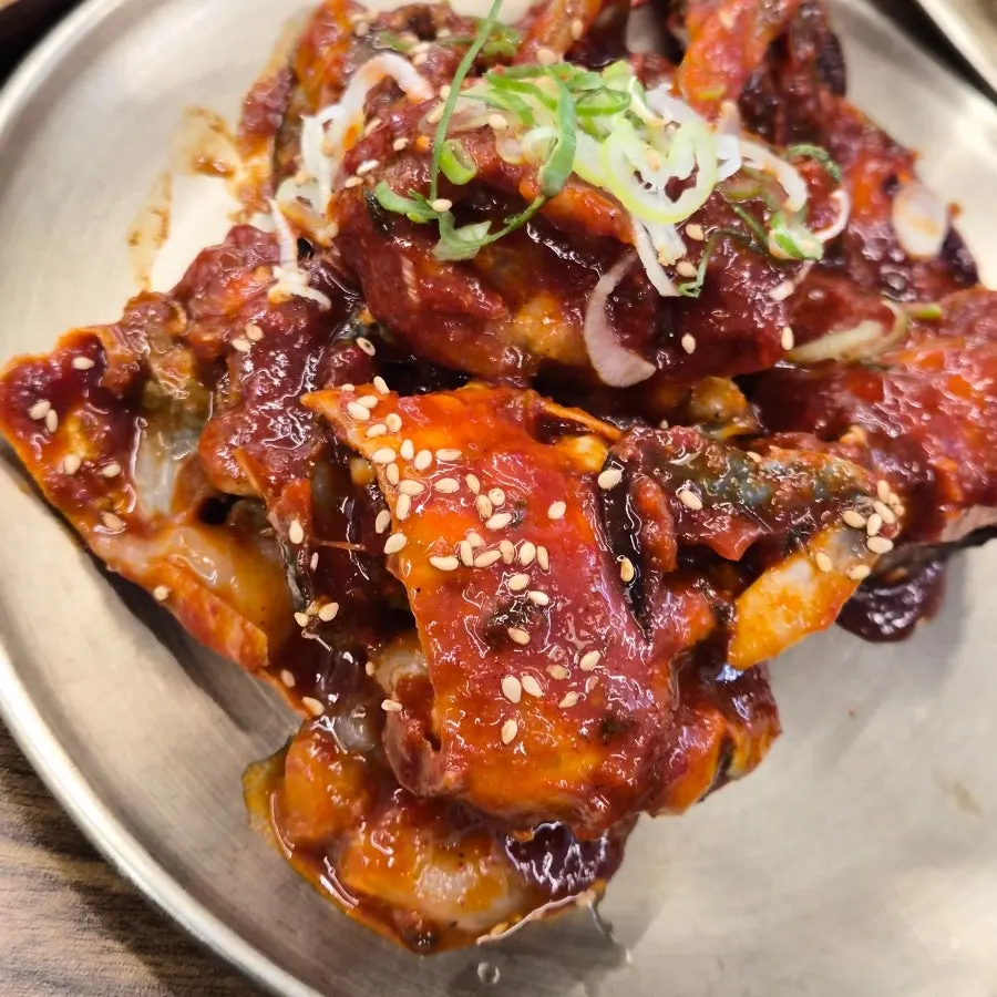 Golden-brown grilled seasonal fish