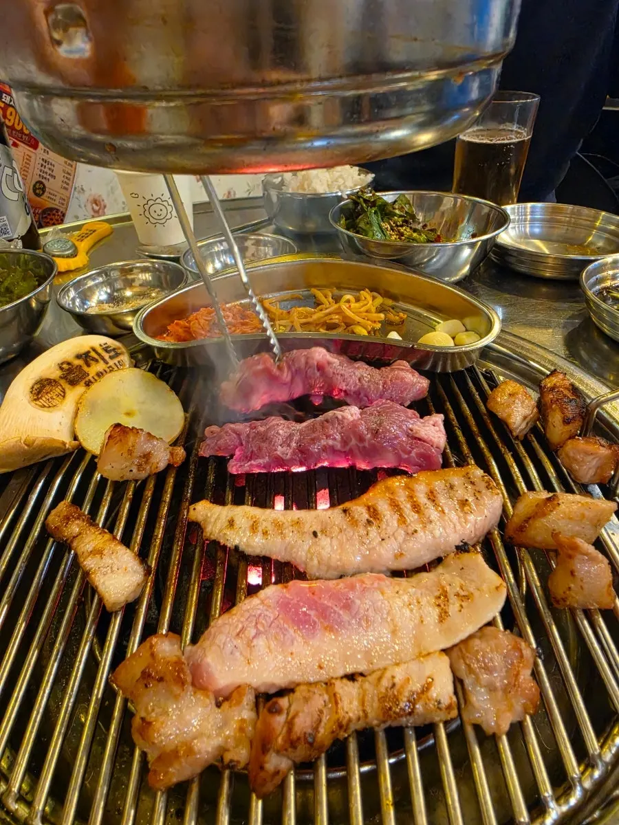 Doenjang-jjigae with Cheongyang chili peppers