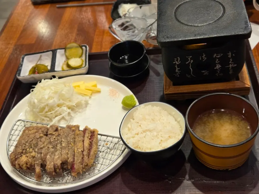Beef gyukatsu portions