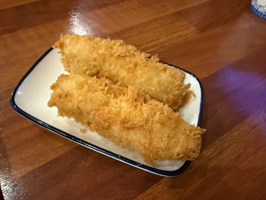Two-piece loin cutlet side dish