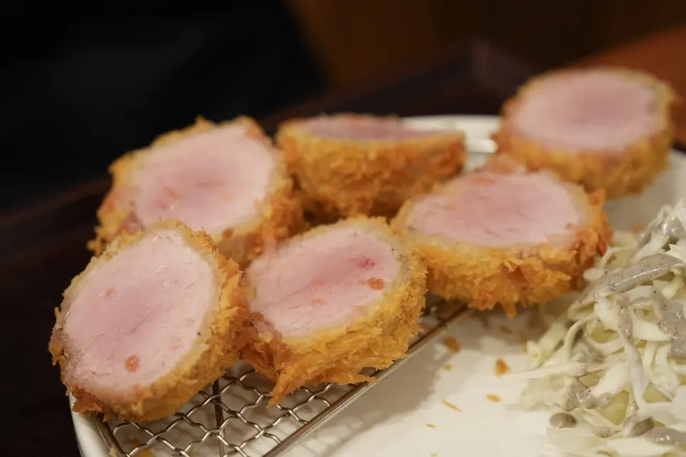 Tenderloin katsu plate ordered by the writer's mom
