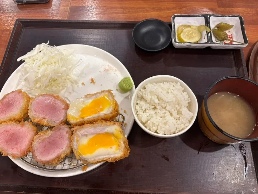 Favorite cutlet platter order at HOKATSU