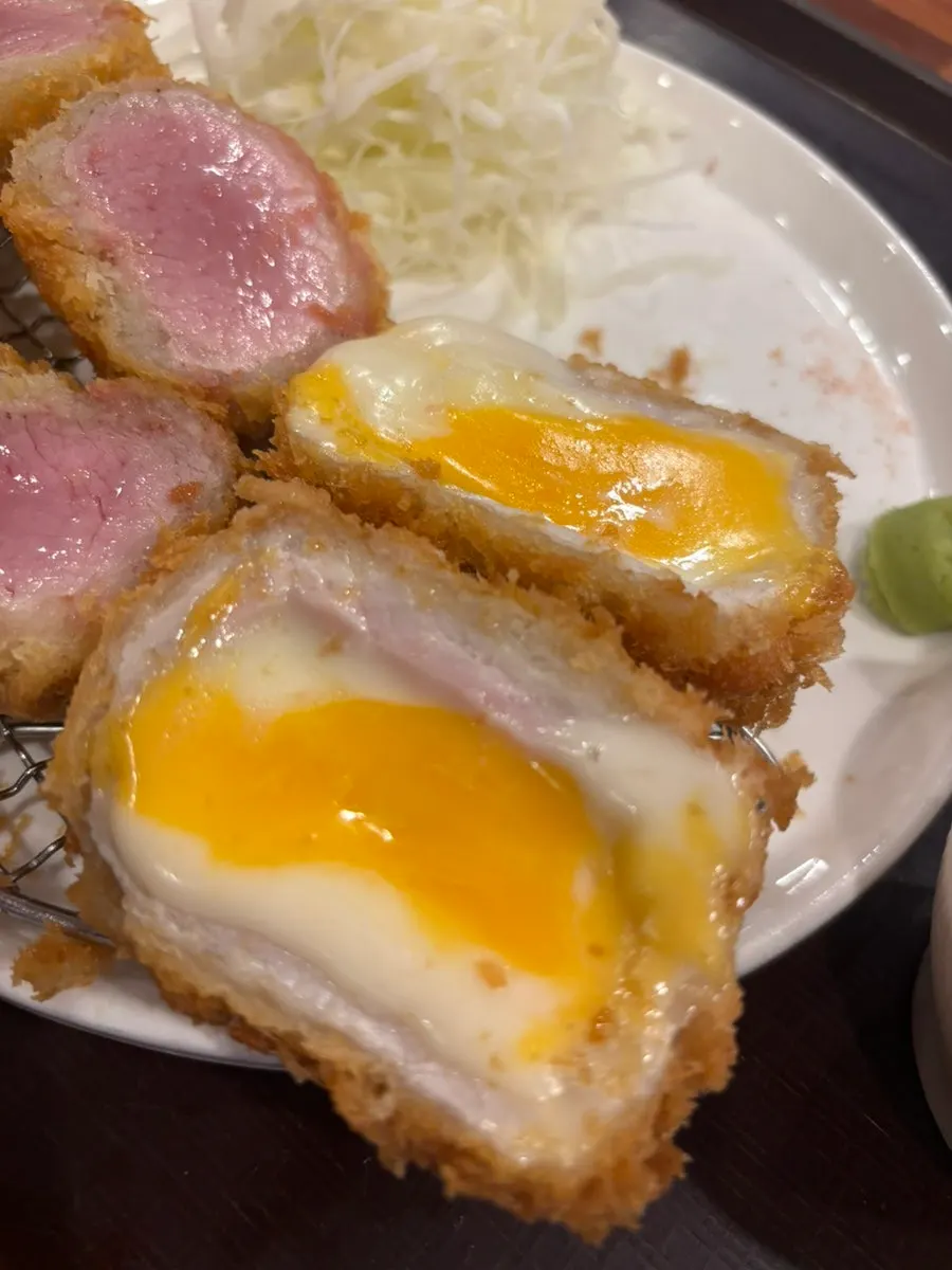 Favorite cutlet platter with table sauces