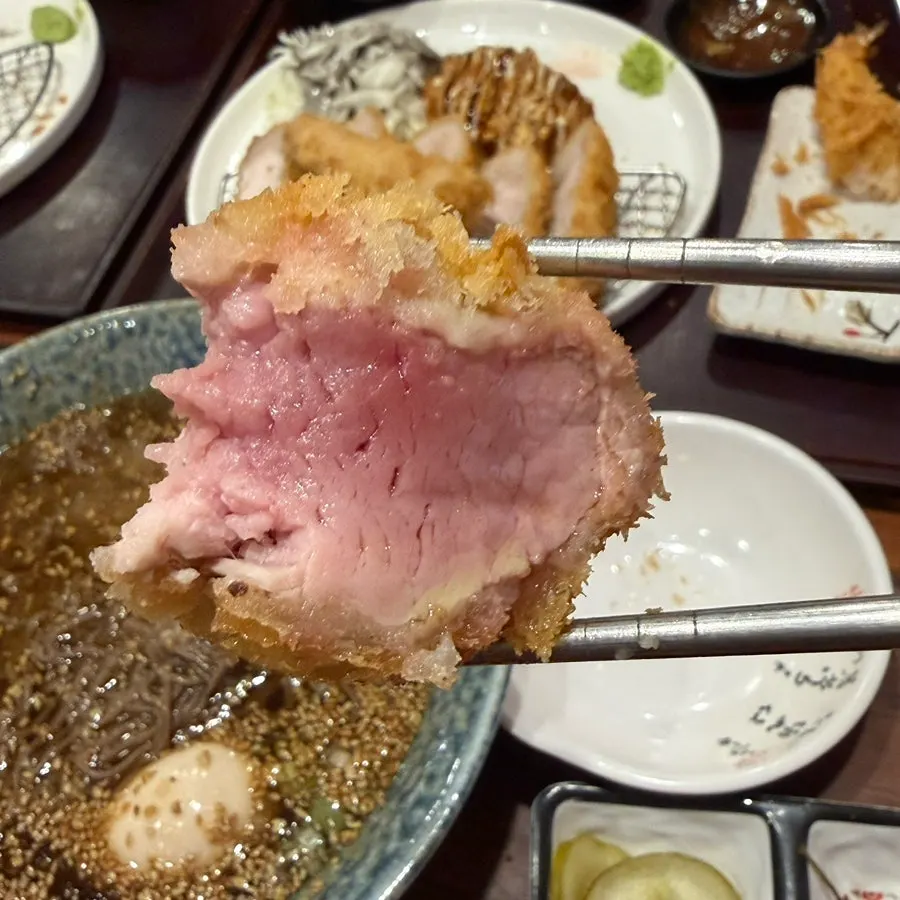 Thick cross-section of tenderloin cutlet