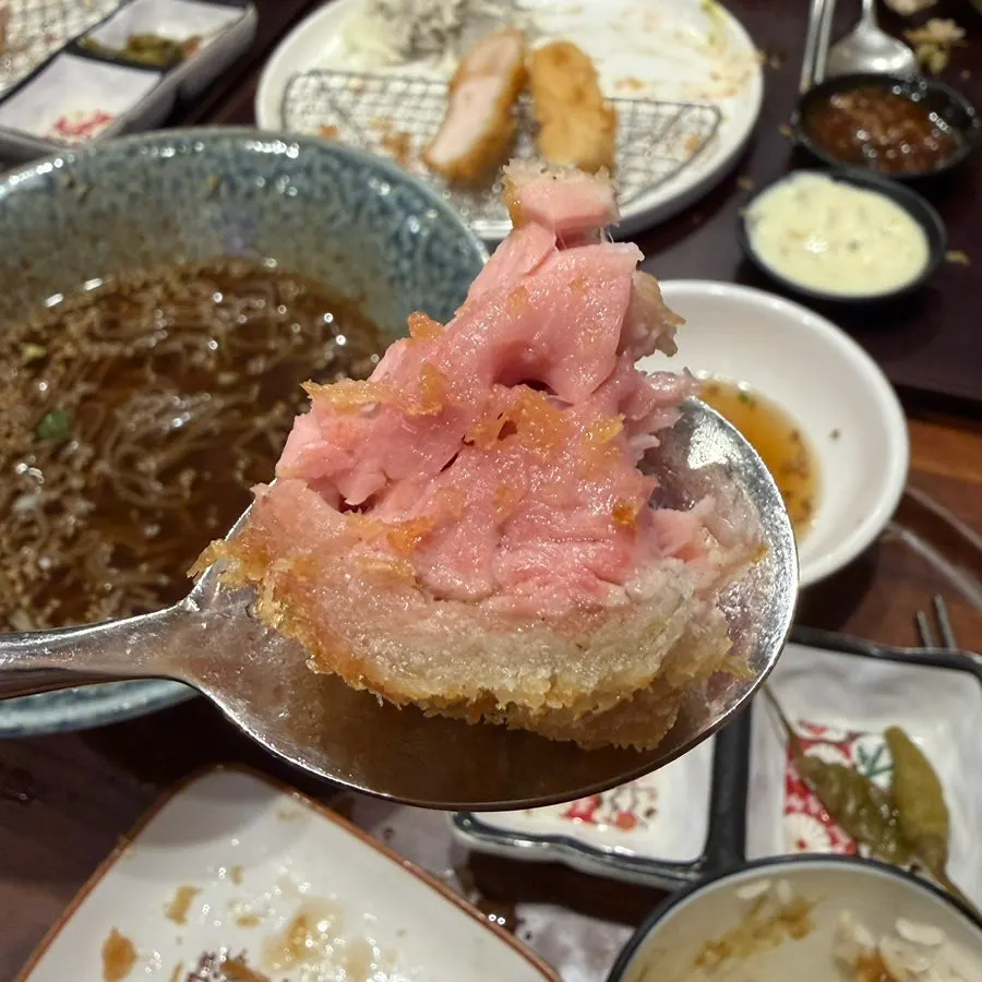 Tenderloin cutlet with wasabi