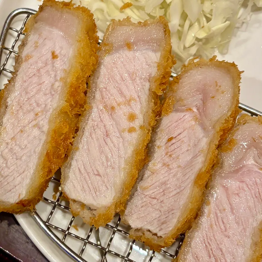 Premium loin cutlet with a savory fat layer