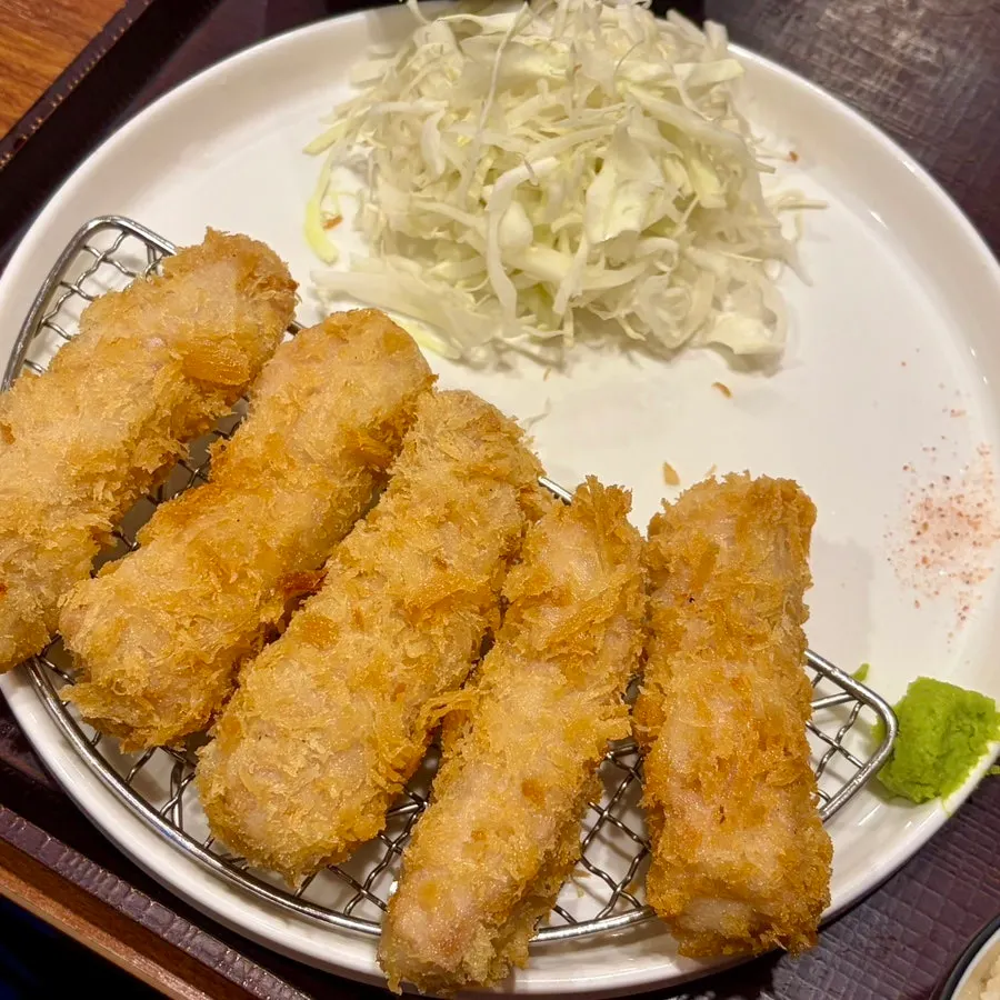 Ho loin cutlet and potato croquette set