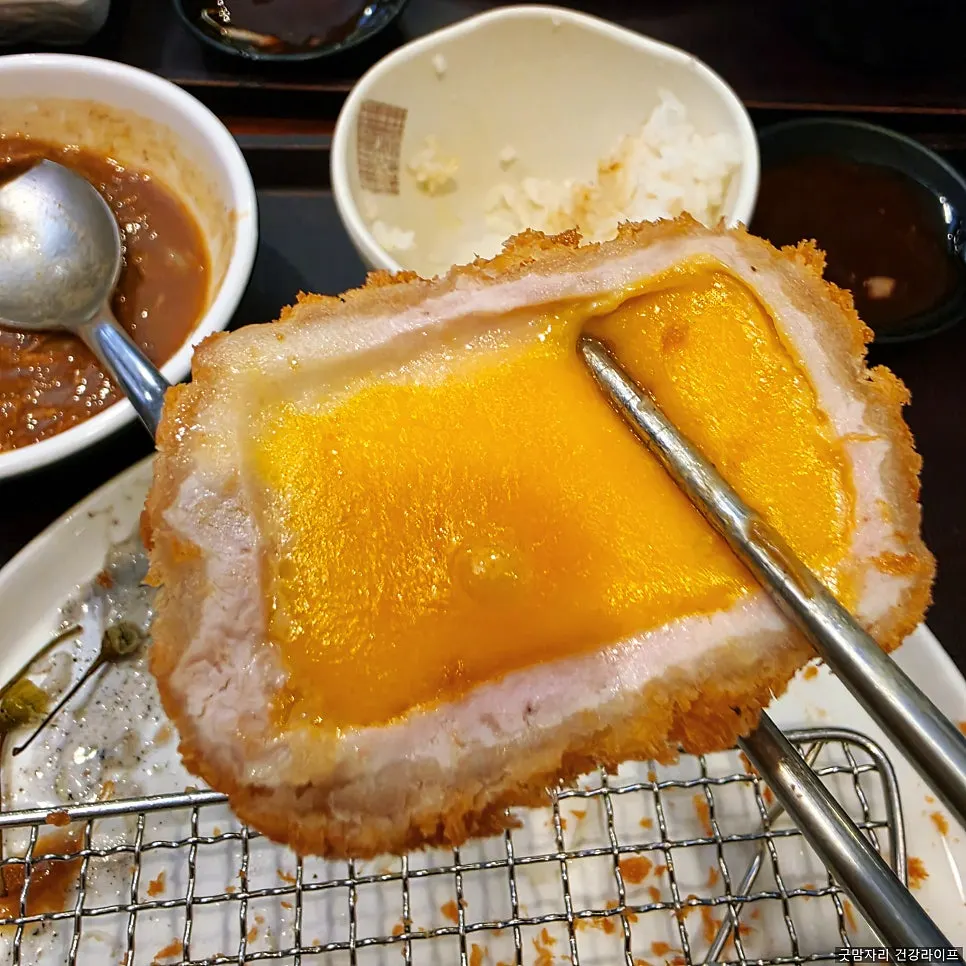 육즙 가득한 카츠 식사