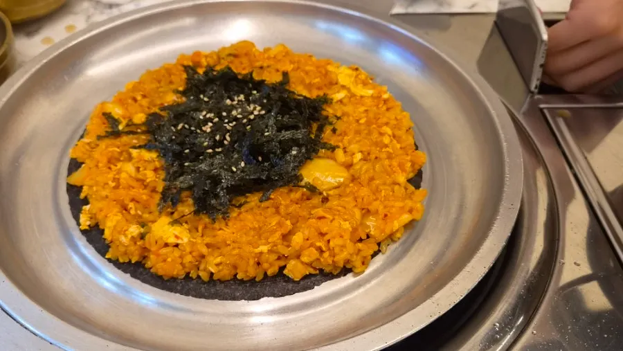 추가 주문한 버섯