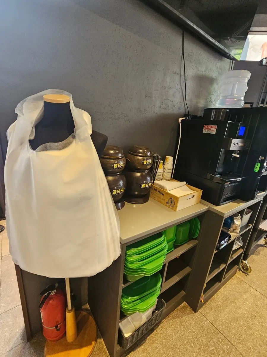 Inside the neat Korean barbecue restaurant Taedon