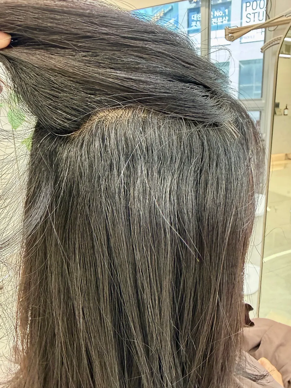 Haircut result with an even length