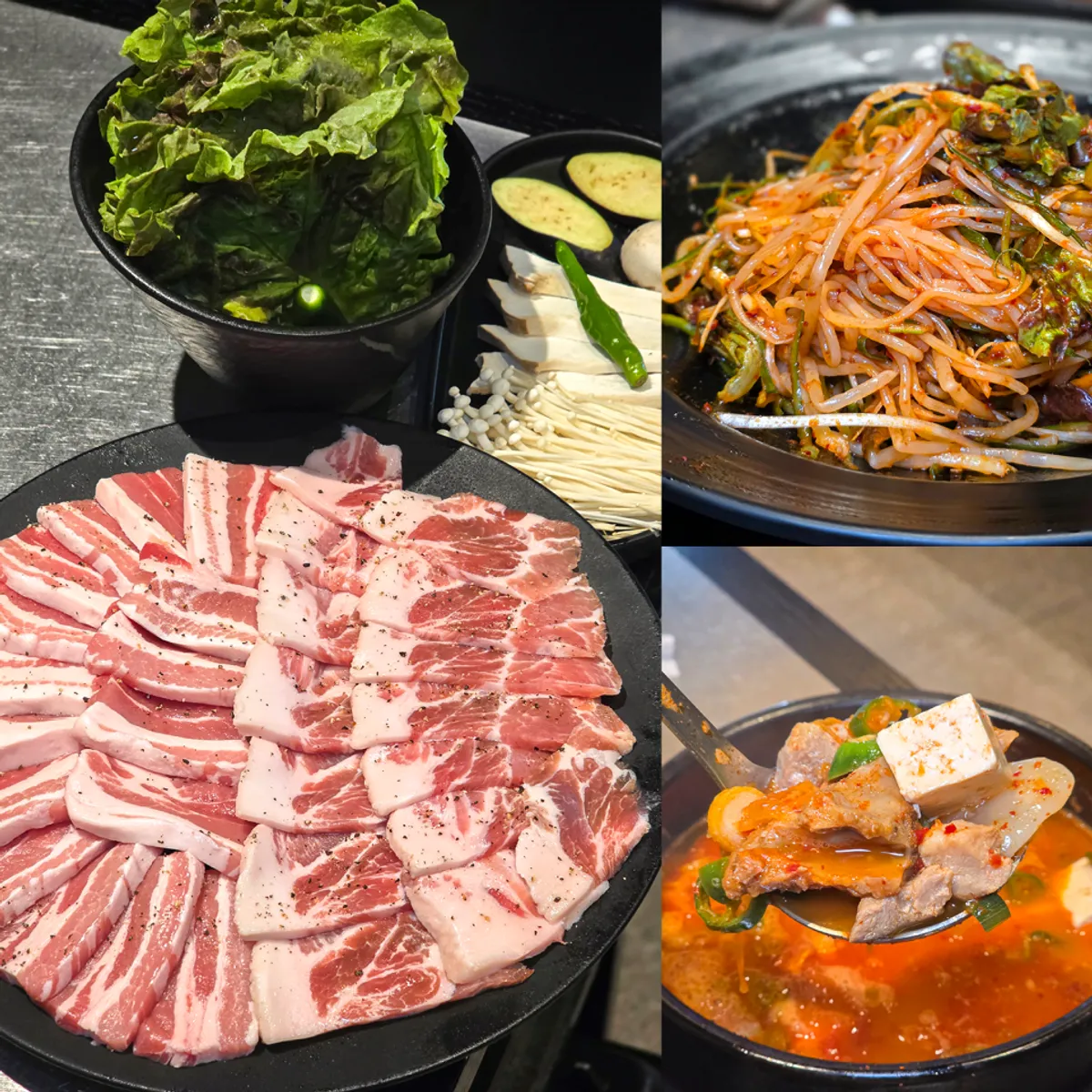 태돈 검단사거리점 삼겹살 상차림 대표 사진