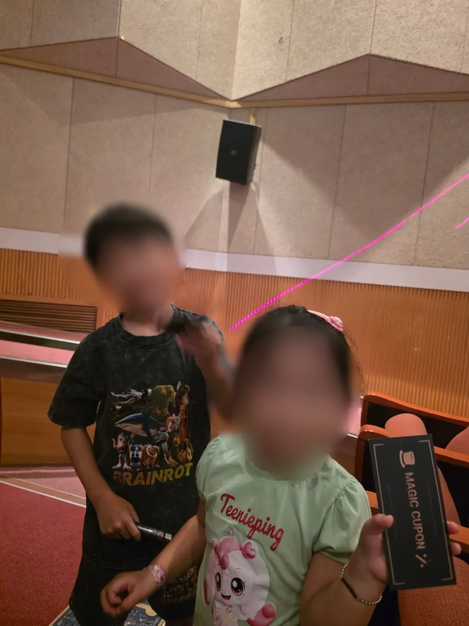 Two magic props received by the siblings