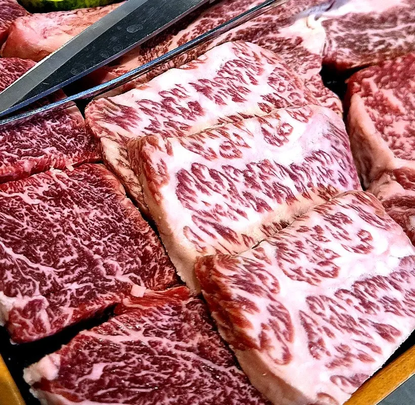 เนื้อดิบเซตพิเศษฮันวู 500 กรัม