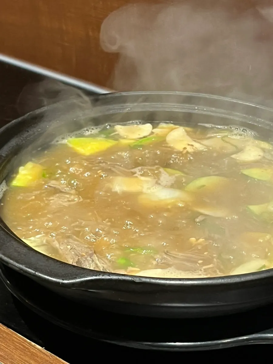 Hanwoo doenjang jjigae packed with beef