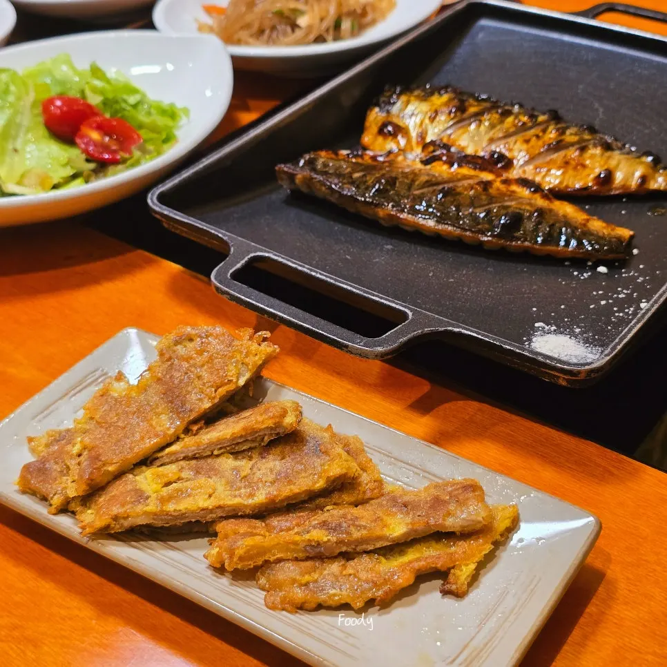 Wide-cut neopttigi beef jeon