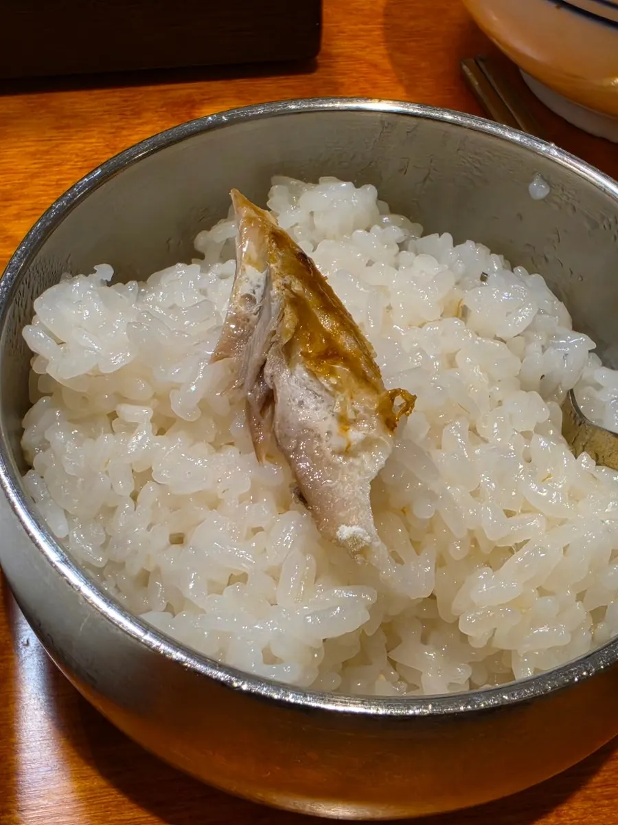 메인으로 나온 고등어구이