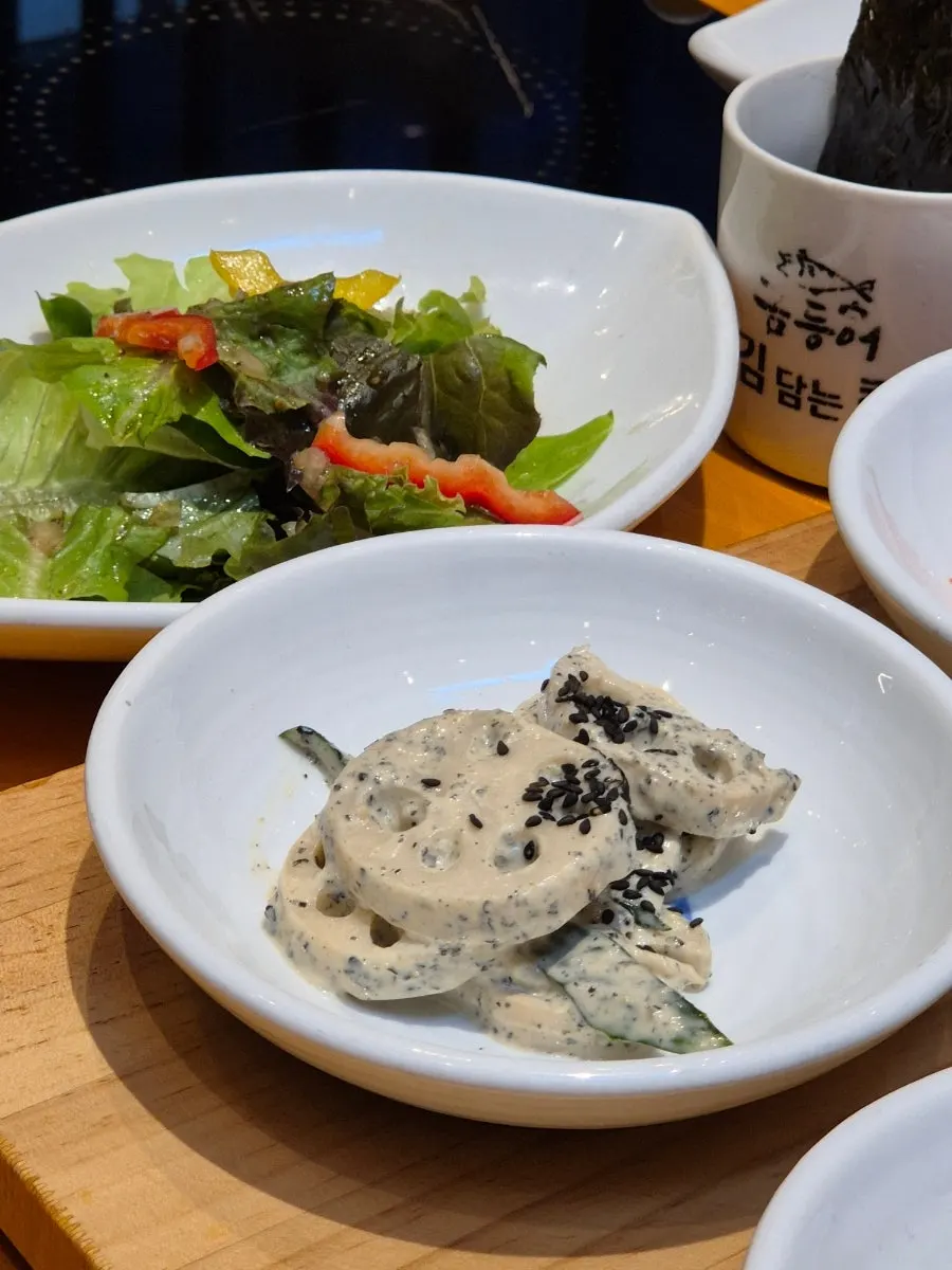 Stir-fried anchovies and seasoned seaweed banchan