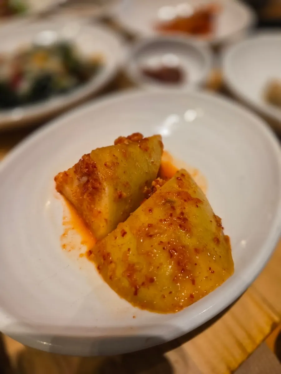 기본 반찬 깍두기