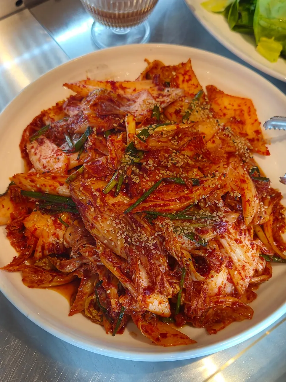 Part of the Geumdeungeo banchan spread