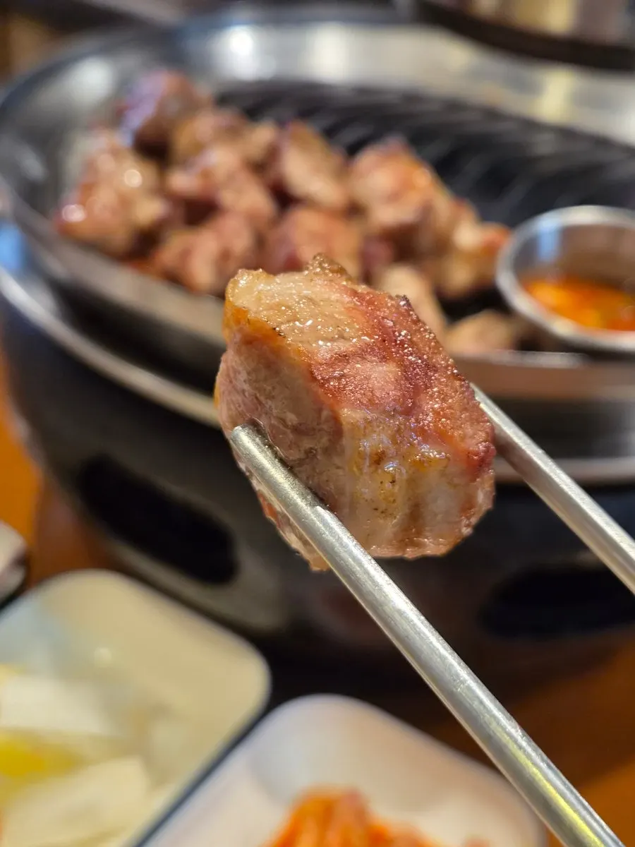 조합해서 싸 먹는 고기 한 쌈
